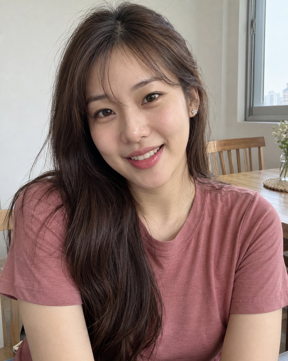 Portrait of Jihyun, a fictional adult AI character
